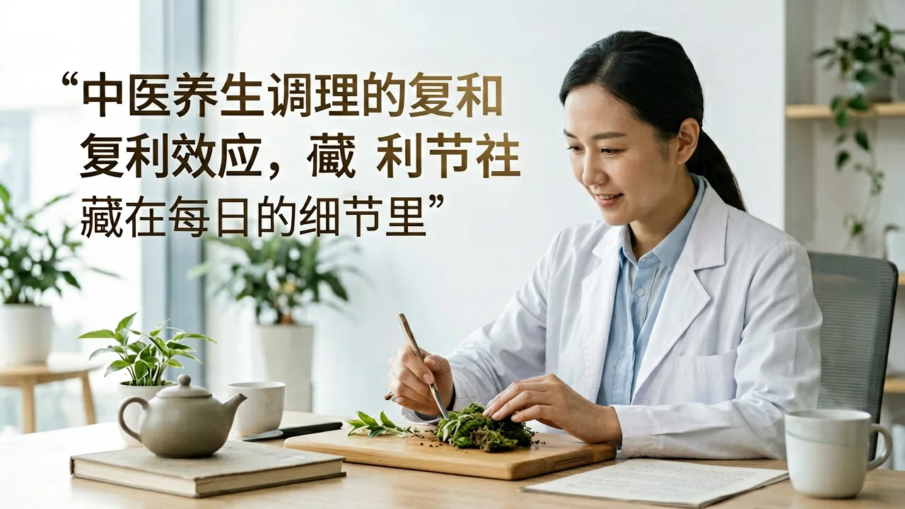 中医养生调理的复利效应,藏在每日的细节里